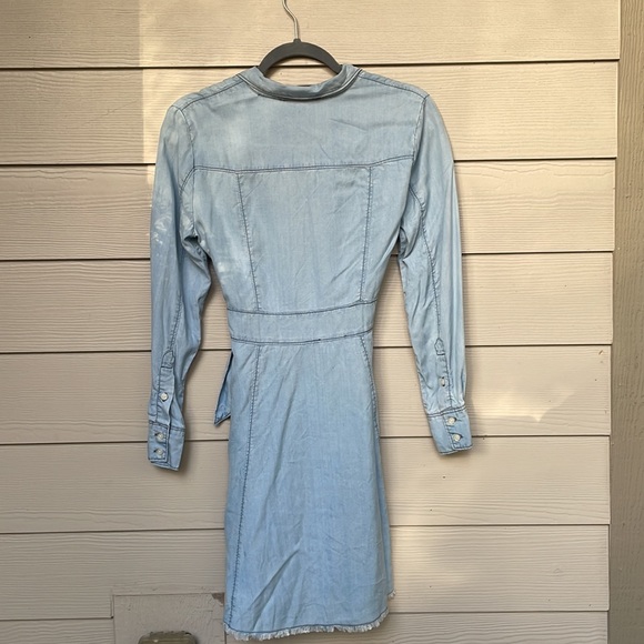 BB DAKOTA Wrap Dress 100% Tencel - Picture 5 of 8